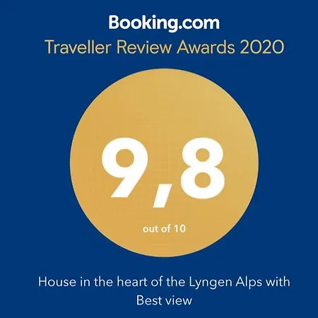 House In The Heart Of The Lyngen Alps With View * Lyngseidet