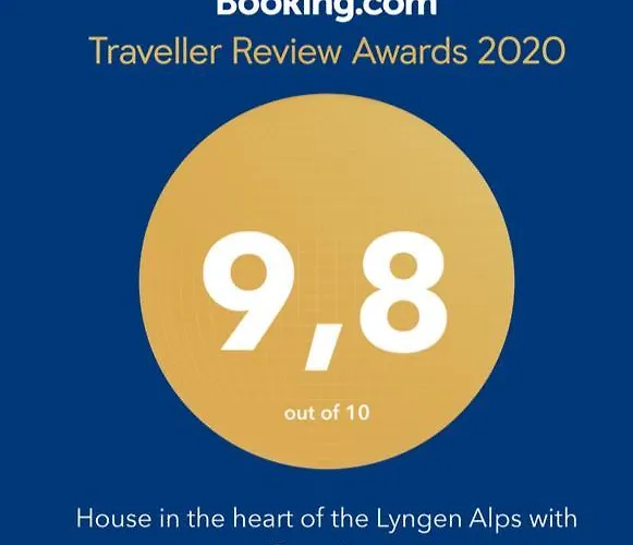 House In The Heart Of The Lyngen Alps With View * Lyngseidet